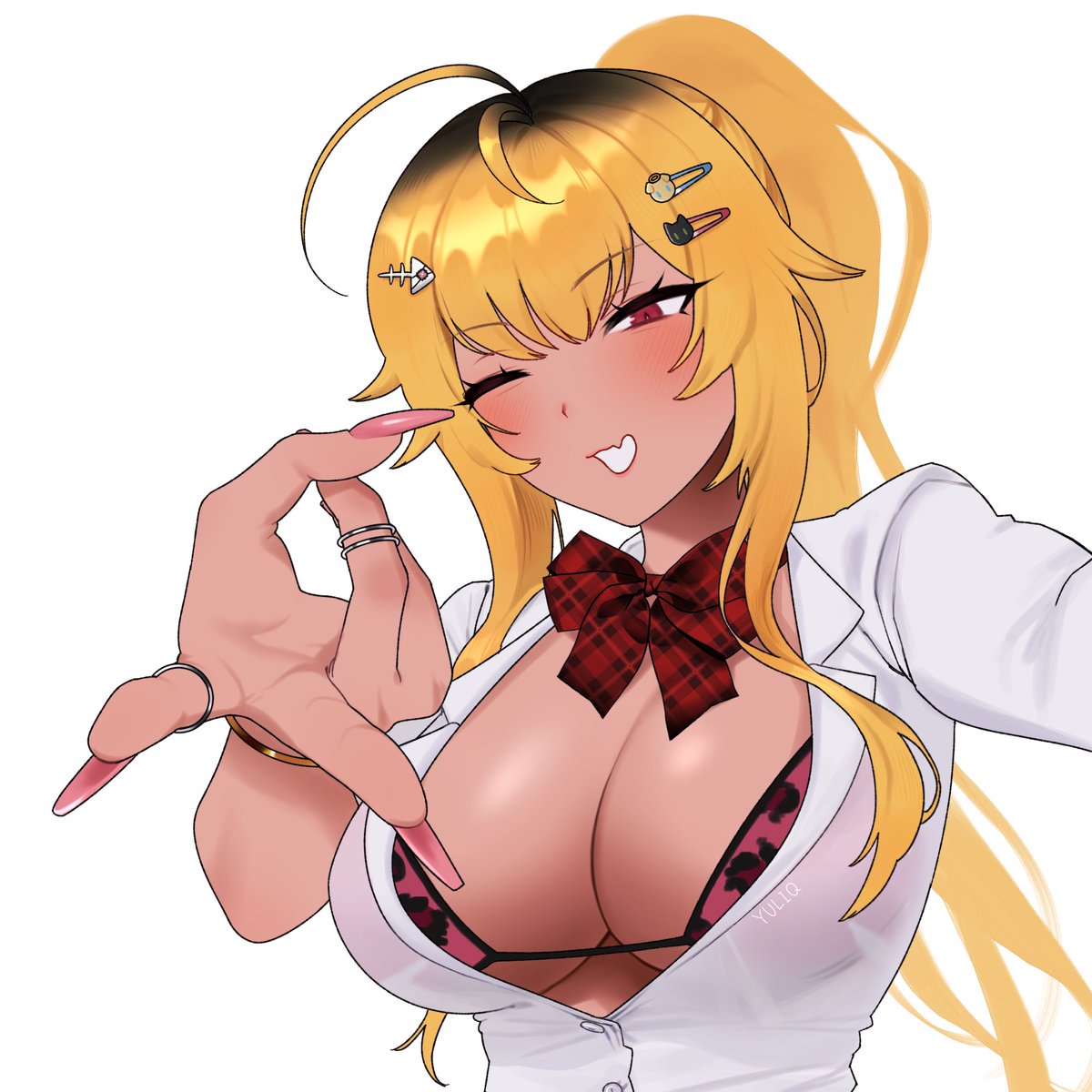 YULIQQQ's tweet image. My ギャル friend