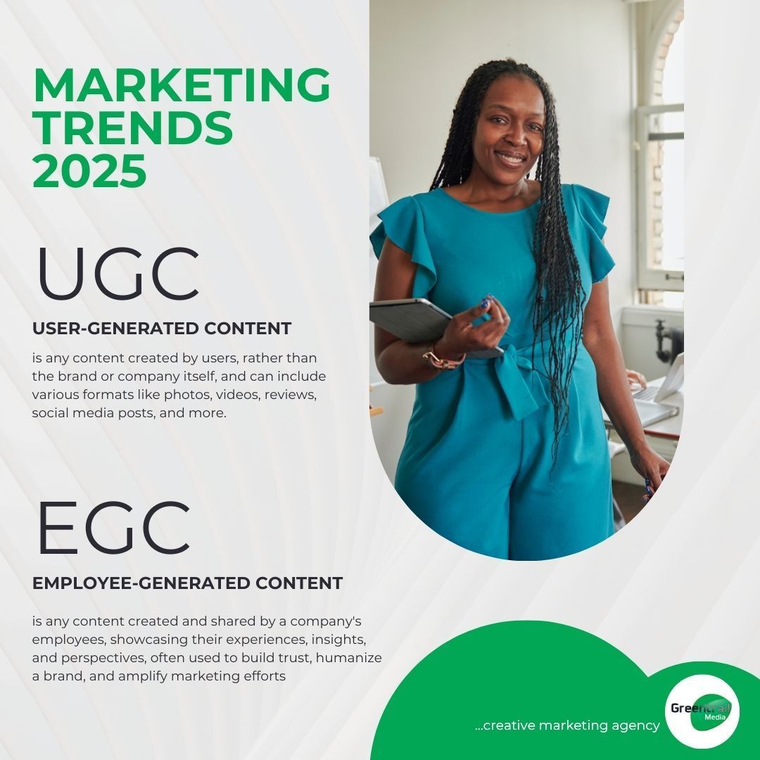 GreentrailM's tweet photo. Stay ahead of the game! Here is one marketing trend you need to know this year. 
📊🔥 
#marketingtrends2025 #greentrailmedia #marketingagencyinlagos #creativeagencyinlagos https://t.co/rW8luCe9zC