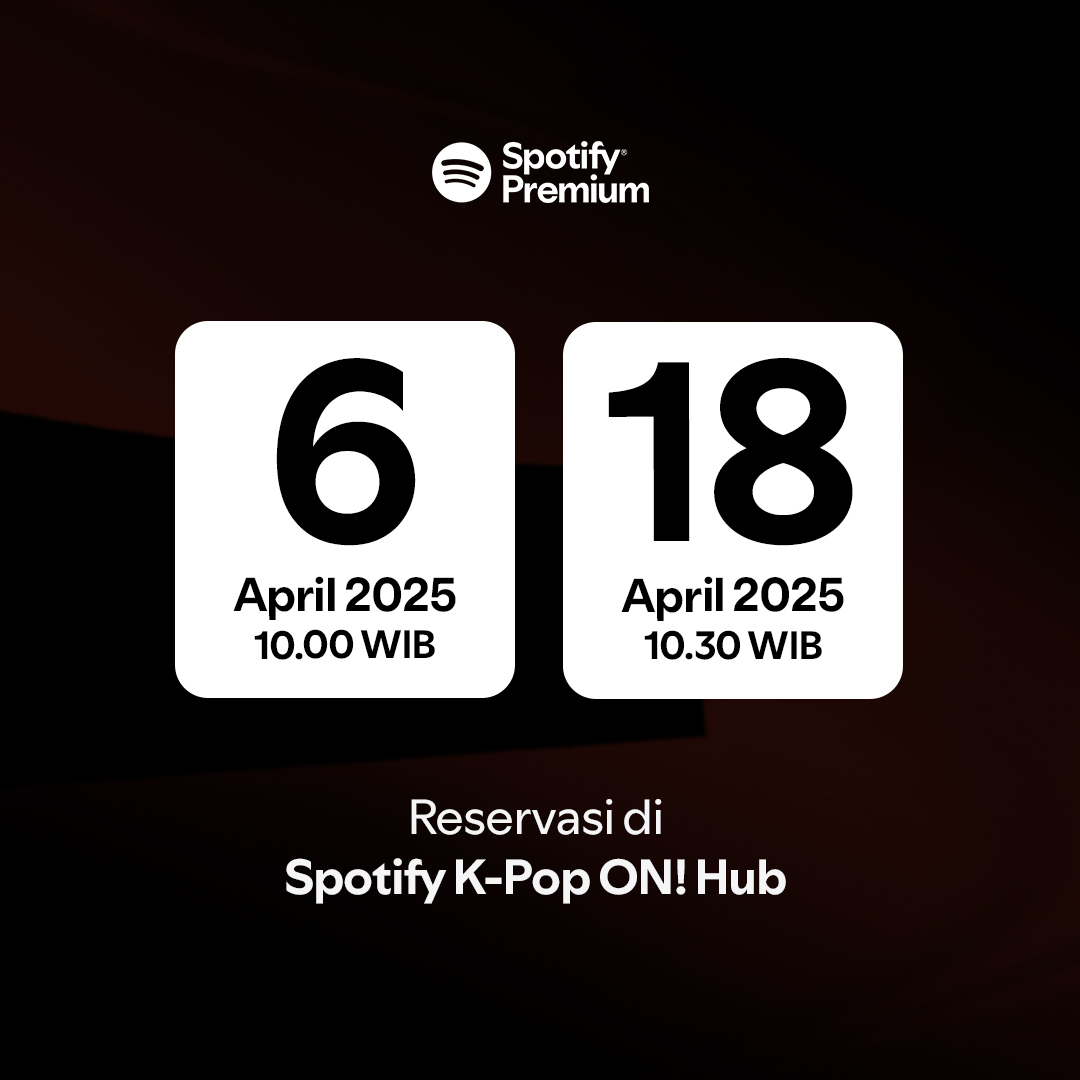 SpotifyID's tweet photo. ENGENE, gas sekarang gak pake rem! Join Listening Party ENHYPEN di Spotify K-Pop ON! Hub.
Jumat, 18 April, 10:30 - 11:10 WIB