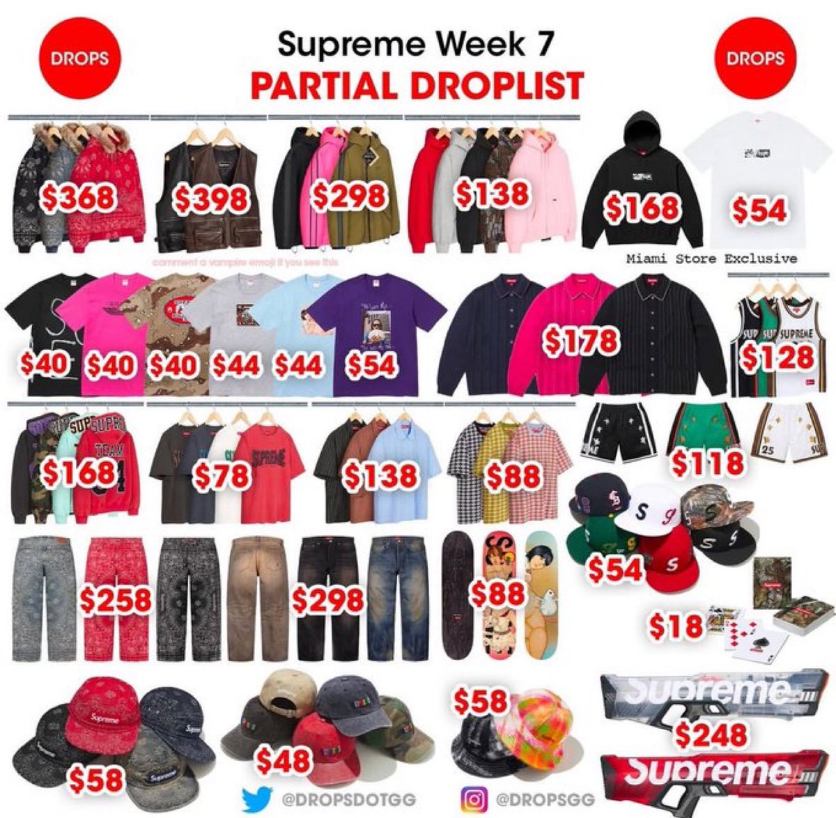 ANmous_a1's tweet photo. ⚡️Supreme week7 オンライン代行募集⚡️

JP、USそれぞれ代行依頼はDM対応にて行います🙇‍♂️
ご依頼される方は【JP依頼】、【US依頼】とDMにてご連絡お願いします。

✅〆切 US:4/10（木）20時迄
              JP:4/11（金）20時迄 
※規定数に達した時点で終了いたします。

✅本投稿をいいね&RPして下さった方にはランダムで1名選出し無料代行を行います！(JPのみ)

✅海外は初めてとの事でしたら用意すべき事はお教え致します！

#supreme #supreme代行
#代行募集