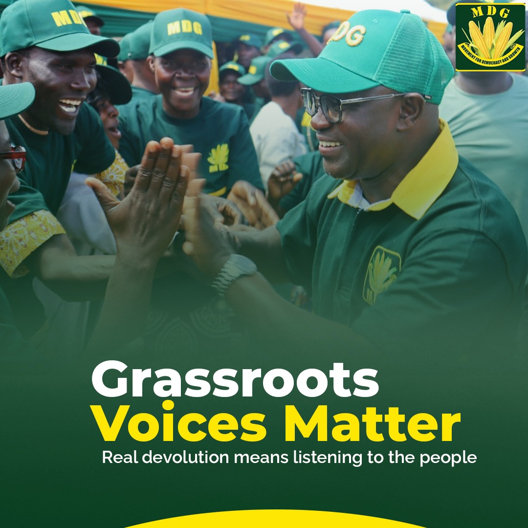 MDG_PARTY's tweet photo. At MDG, we believe in empowering grassroots voices and driving real change. True democracy and growth begin when we listen to the people. Devolution starts with YOU. Together, we can create the change we want to see. https://t.co/3S8n0XESmO