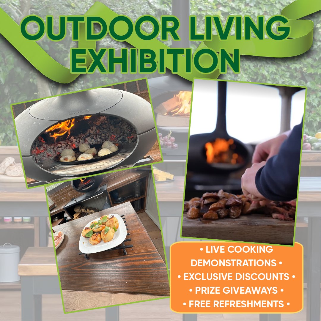 4 Days to go until our Outdoor Living Exhibition!
Our chef will be cooking using the outdoor kitchen, and there will be plenty of samples for you to try 😋
