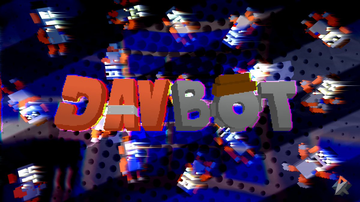 davteam_'s tweet image. Here it is! The NEW DAVBOT Logo.🔥
#DAVBOT #Logo