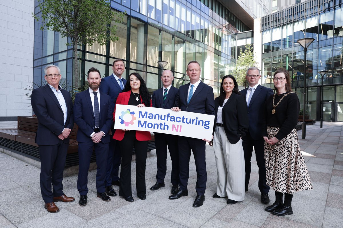 ⚙️ Manufacturing Month Returns
NI's flagship celebration of manufacturing is back this May for its 5th year, supported by <a href="/QUBCityDeal/">Belfast Region City Deal at Queen's</a>, <a href="/Barclays/">Barclays Bank</a> Corporate Banking <a href="/gosucceed_ni/">Go Succeed NI</a>  <a href="/KPMG/">KPMG</a>, <a href="/mills_selig/">Mills Selig</a>, <a href="/RelianceAutoma2/">Reliance Automation</a>.

Get involved: manufacturingmonthni.com
#ManufacturingMonthNI
