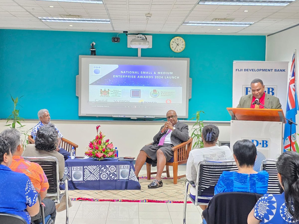 Once again, FDB has launched its National Small &amp; Medium Enterprise Awards (NSMEA) 2024 held at their Suva Head Office. 

Read more: linkedin.com/feed/update/ur…