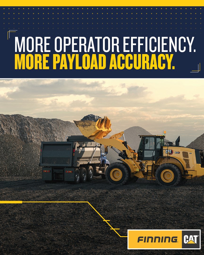 Cat® Payload with Assist for Cat Medium Wheel Loaders can help optimise loading and hit targets safely. 

With self-autonomous functionality and on-the-go weighing, you can get a lot more done in a lot less time. 

View the range here 👉 bit.ly/3DRnx3i
 #wheelloaders