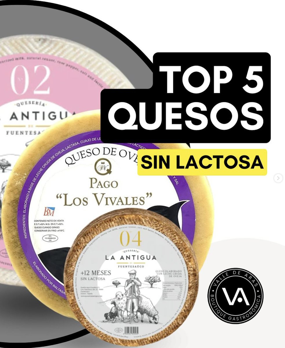 valledearas's tweet photo. 🧀✨ Si te encanta en queso 🧀 pero la lactosa no te sienta bien.. ¡guárdate este post!

🧀 Y sí... ¡también tenemos una tabla especial de quesos sin lactosa! Ideal para compartir (o no 😏).

Descúbrelos en nuestra tienda online. https://t.co/SbEn3sVB5s