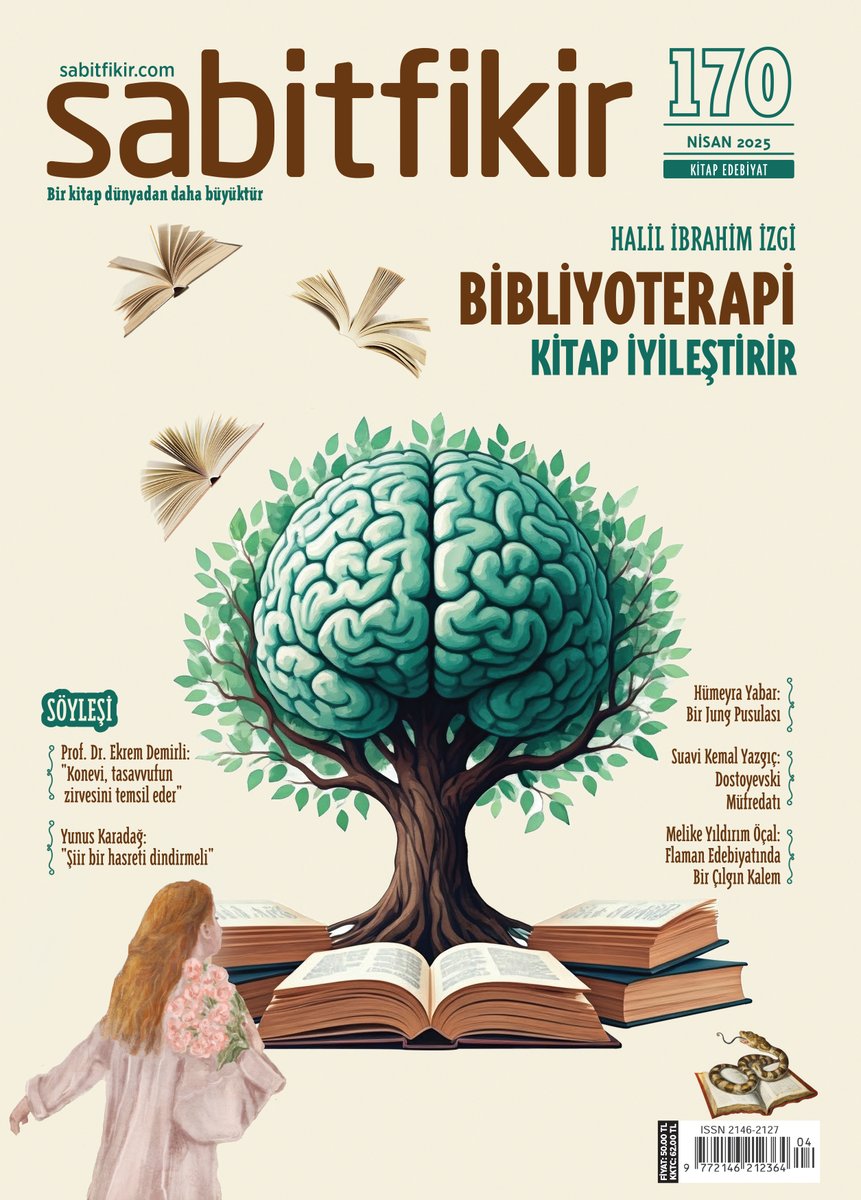 SabitFikir's tweet photo. KİTAP İYİLEŞTİRİR - BİBLİYOTERAPİ
✍️ Halil İbrahim İzgi

📒 Hümeyra Yabar:
Bir Jung Pusulası

📒 Suavi Kemal Yazgıç:
Dostoyevski Müfredatı

📒 Melike Yıldırım Öçal:
Flaman Edebiyatında Bir Çılgın Kalem

SÖYLEŞİ
📚 Ekrem Demirli

📚 Yunus Karadağ

🌐 Raflardayız https://t.co/UGFcOXmJit