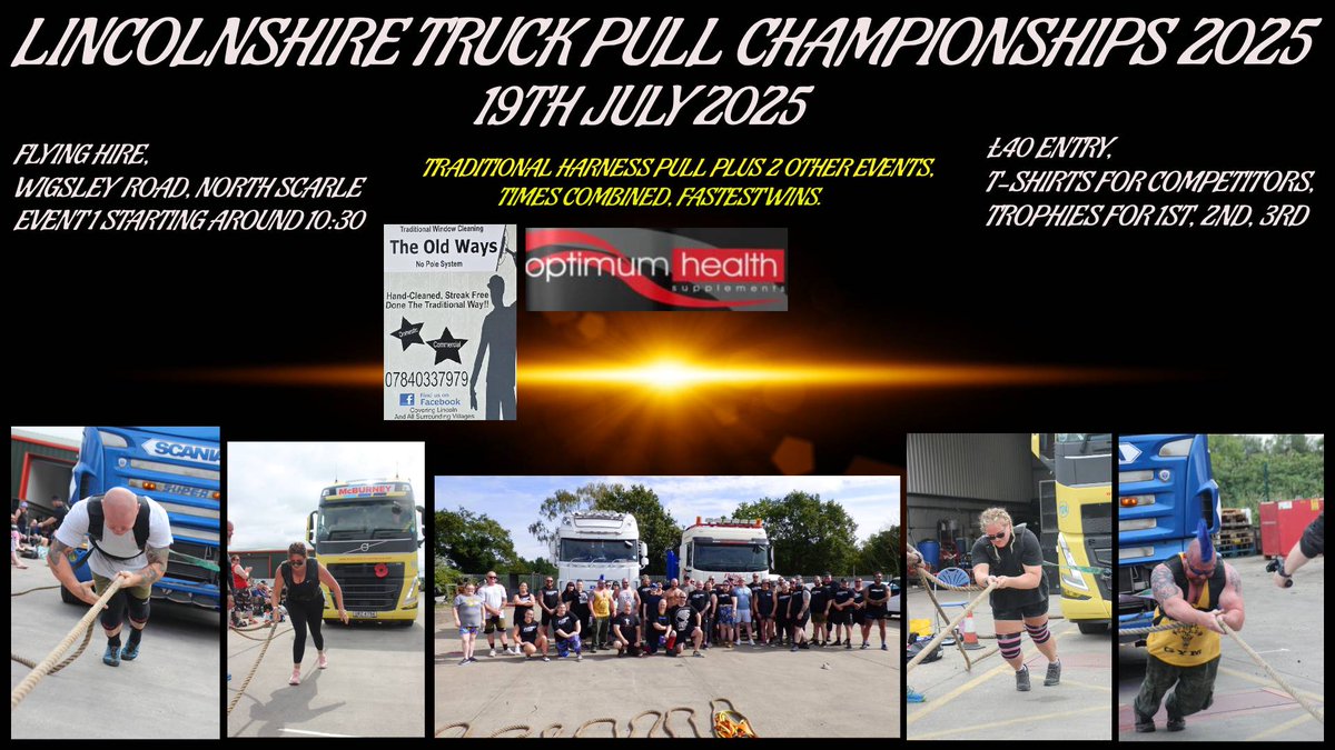 AsylumDave's tweet photo. the first sponsor of the upcoming #strongman #competition #truckpull https://t.co/3NoJTAmZvr