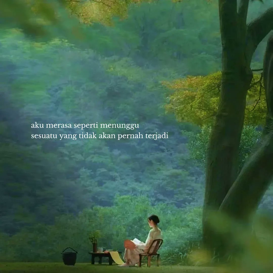 soalnya ga ada tanda bakal terjadi.