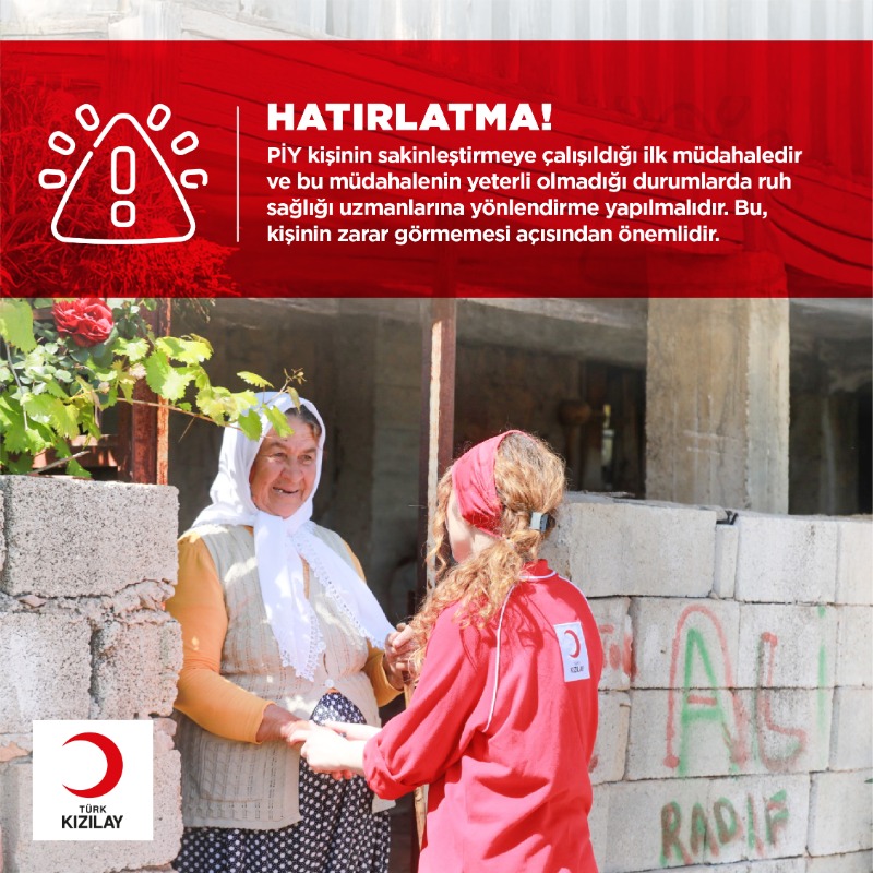 Kizilay's tweet photo. 📌 Psikolojik İlk Yardım nedir?

▪️Kriz anlarında insanlara güven, destek ve sakinlik sunmaktır. Dinlemek, anlamak ve profesyonel yardıma yönlendirmek iyileşmenin ilk adımıdır.
#PsikolojikİlkYardım