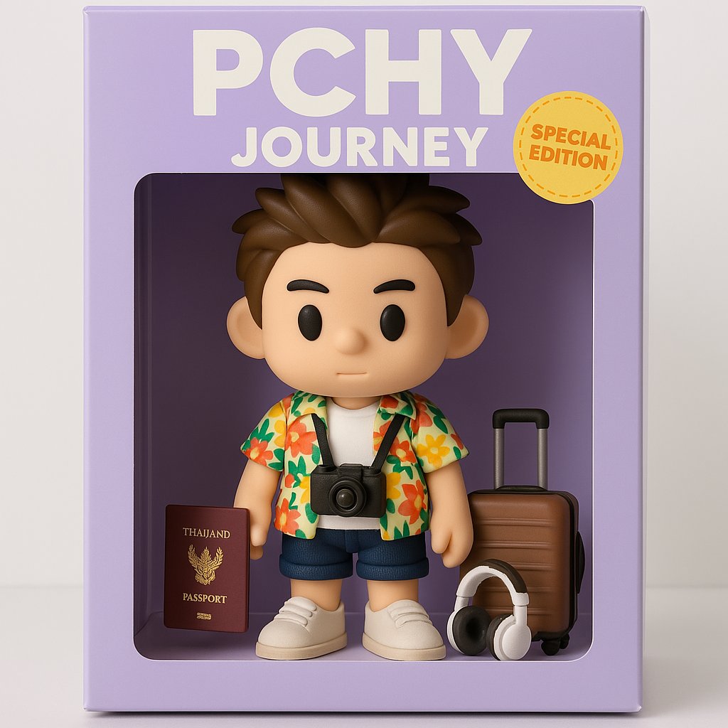 pchy_ch's tweet photo. วันนี้ผลิตสินค้า Product Line ใหม่ "Pchy Journey"...ออกมาเท่านี้ก่อน คิด prompt ไม่ออก กับหมดโควต้าของวันนี้แล้ว 
#PchyJourney #PchyCollection
#ChatGPT #ChatGPTChallenge https://t.co/YeYOAghKaY