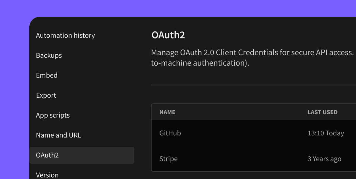 We're excited to announce a significant security upgrade for Budibase users: you can now seamlessly integrate OAuth 2.0 for secure user authentication flows. This powerful feature is available to everyone.

eu1.hubs.ly/H0j0P_G0