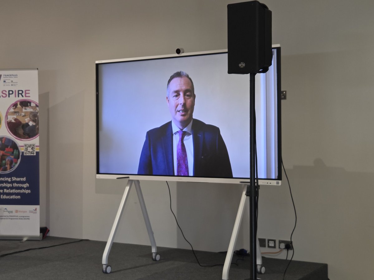 Education Authority (@ed_authority) on Twitter photo .<a href="/paulgivan/">Paul Givan</a> provided a video message to attendees explaining how the continued investment through #PEACEPLUS #ASPIREsharddeducation project and other complimentary shared learning projects will "ensure all children and young people can have the chance to benefit from high quality .<a href="/paulgivan/">Paul Givan</a> provided a video message to attendees explaining how the continued investment through #PEACEPLUS #ASPIREsharddeducation project and other complimentary shared learning projects will "ensure all children and young people can have the chance to benefit from high quality