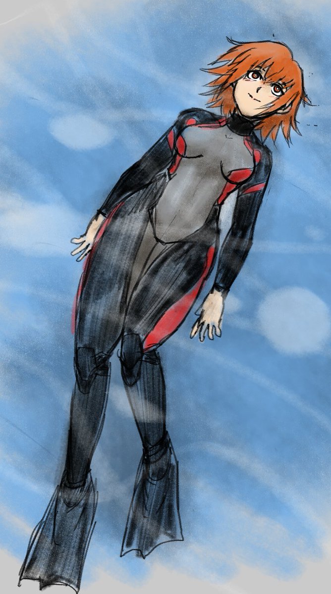 Chisa Kotegawa sketch #grandblue_anime #grandblue