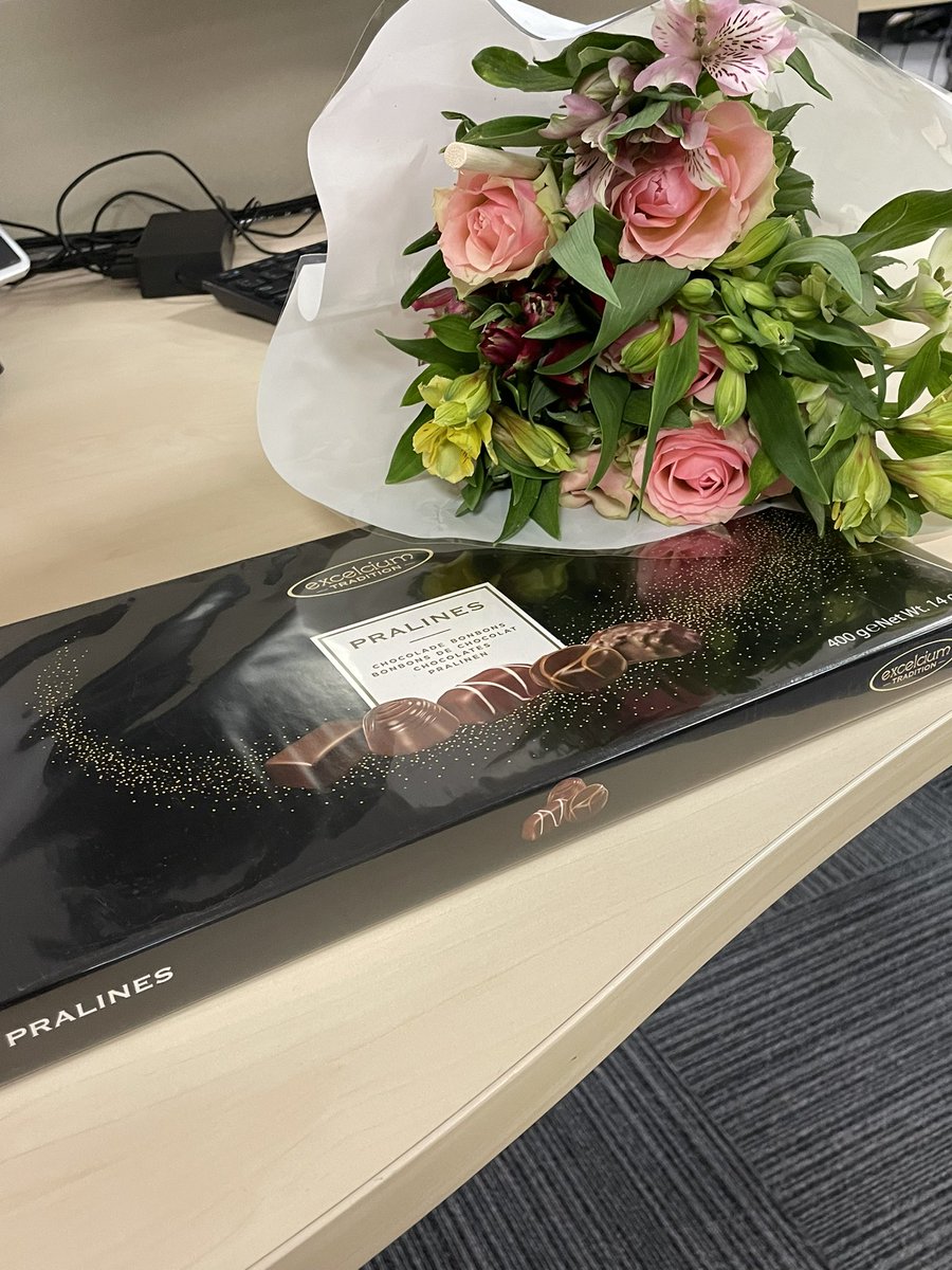 A lovely start to a Tuesday morning receiving chocolate and flowers from a client after the successful conclusion of their claim with <a href="/KatieNolanJMW/">Katie Nolan</a>. There is nothing more rewarding than knowing we have helped to make a difference to a client’s life. 

<a href="/ClinNegSpeak/">JMW Clin Neg</a>