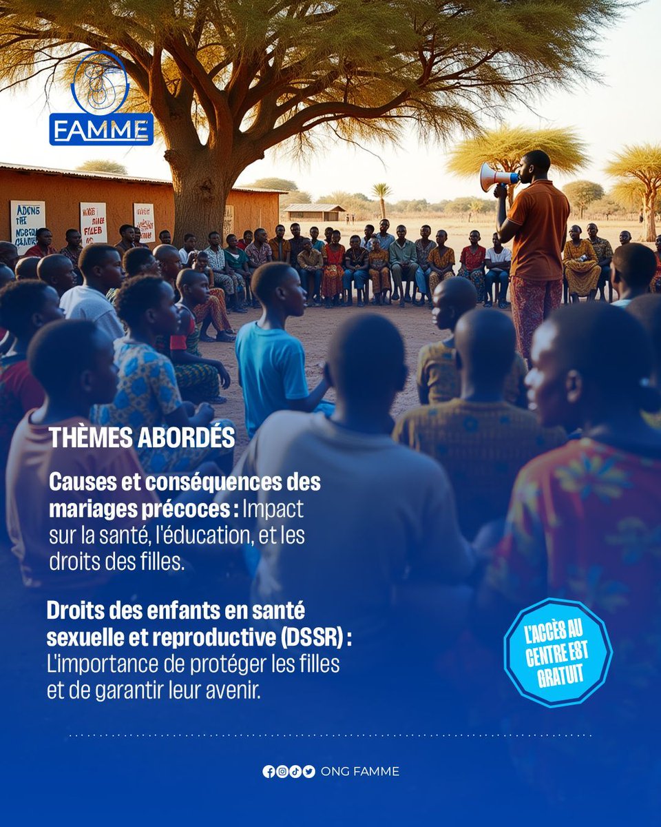 ONGFAMME's tweet photo. 🌟 Retour sur une action forte : Sensibilisation contre les mariages précoces à Namon, Dankpen 🌟 
Le 6 décembre 2024 , l'ONG APRODIFE a organisé une activité dans le cadre du projet AAME . https://t.co/izP13UNIbN