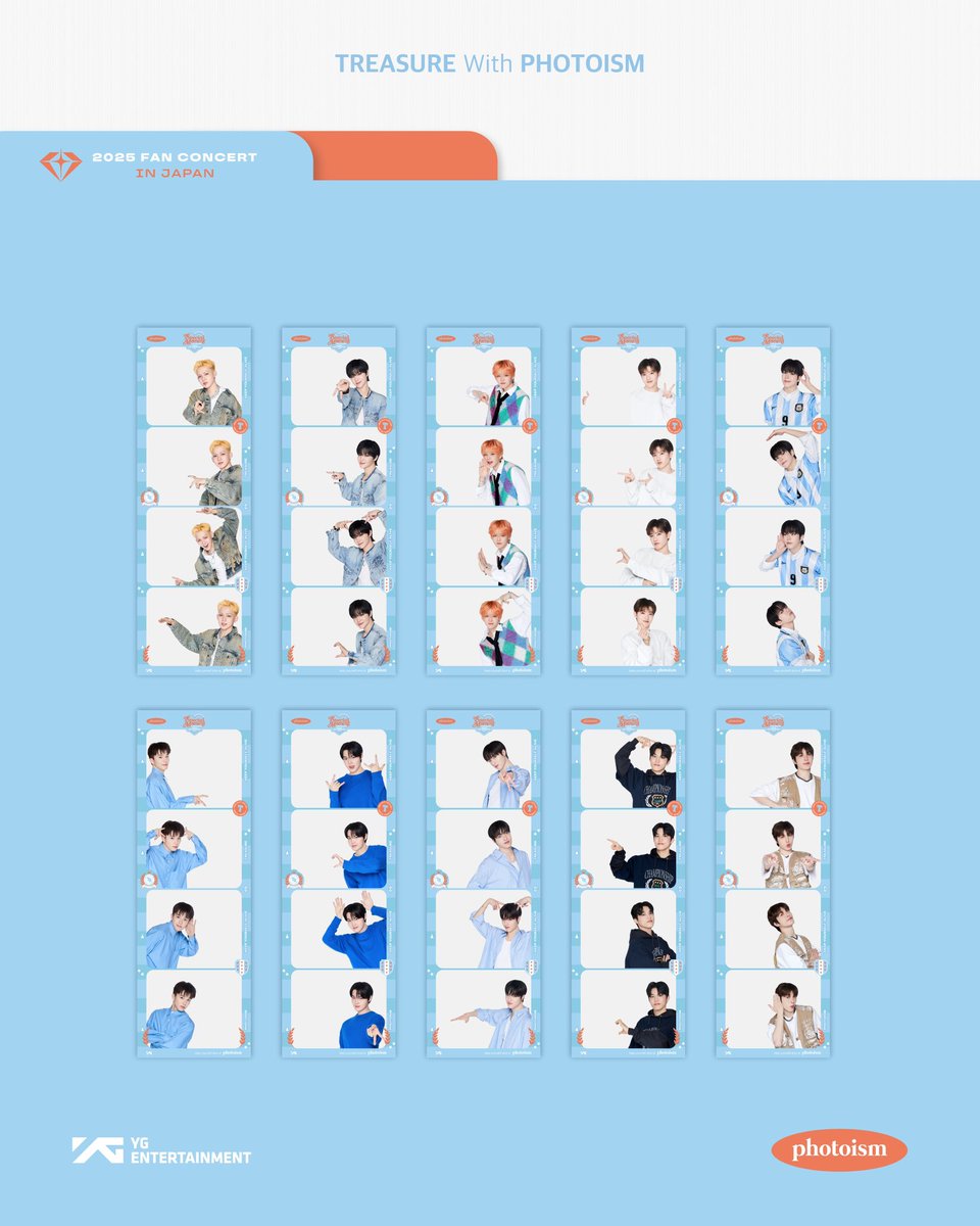 PHOTOISM X TREASURE ARTIST FRAME OPEN ! 『2025 TREASURE FAN