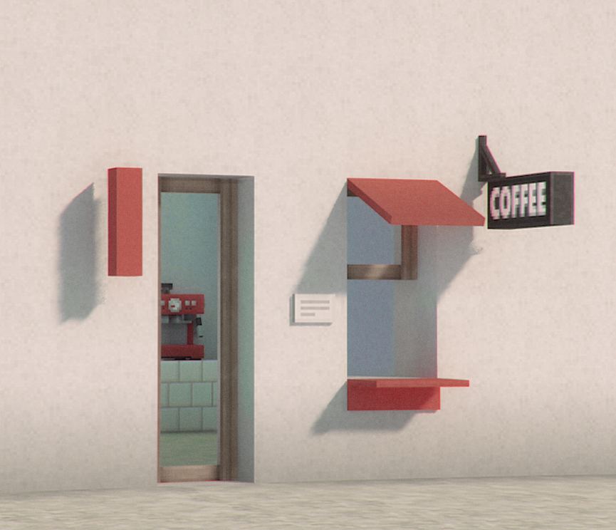 Hat369Top's tweet photo. COFFEE SHOP.

#Minecraft 
#cocricot https://t.co/nHRrjNuqmu