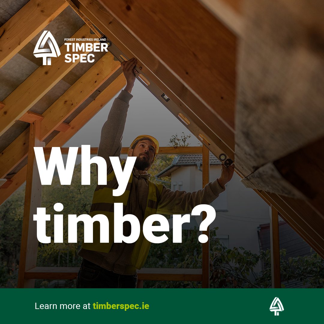 _FIIreland's tweet photo. Why build with wood? It’s strong, adaptable, and efficient. See how timber is shaping the future of sustainable construction at https://t.co/vVASbWhRLl. #BuildWithWood #TimberFuture https://t.co/GuC6jLQCI1