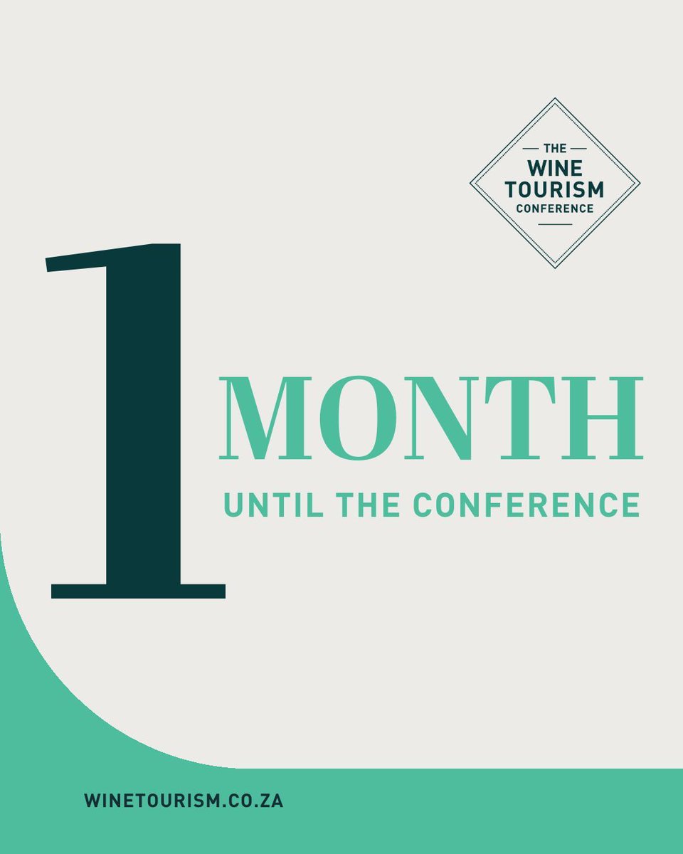 📅 One Month to Go!
We’re just 1 month away from #WineTourismConference2025! 🍷 Don’t miss the chance to hear top industry leaders share insights on driving growth in wine tourism.

🎟️ Tickets are selling fast! Book now!
👉 rebrand.ly/wtc-tickets

#WineBusiness #WineTourism #wtc