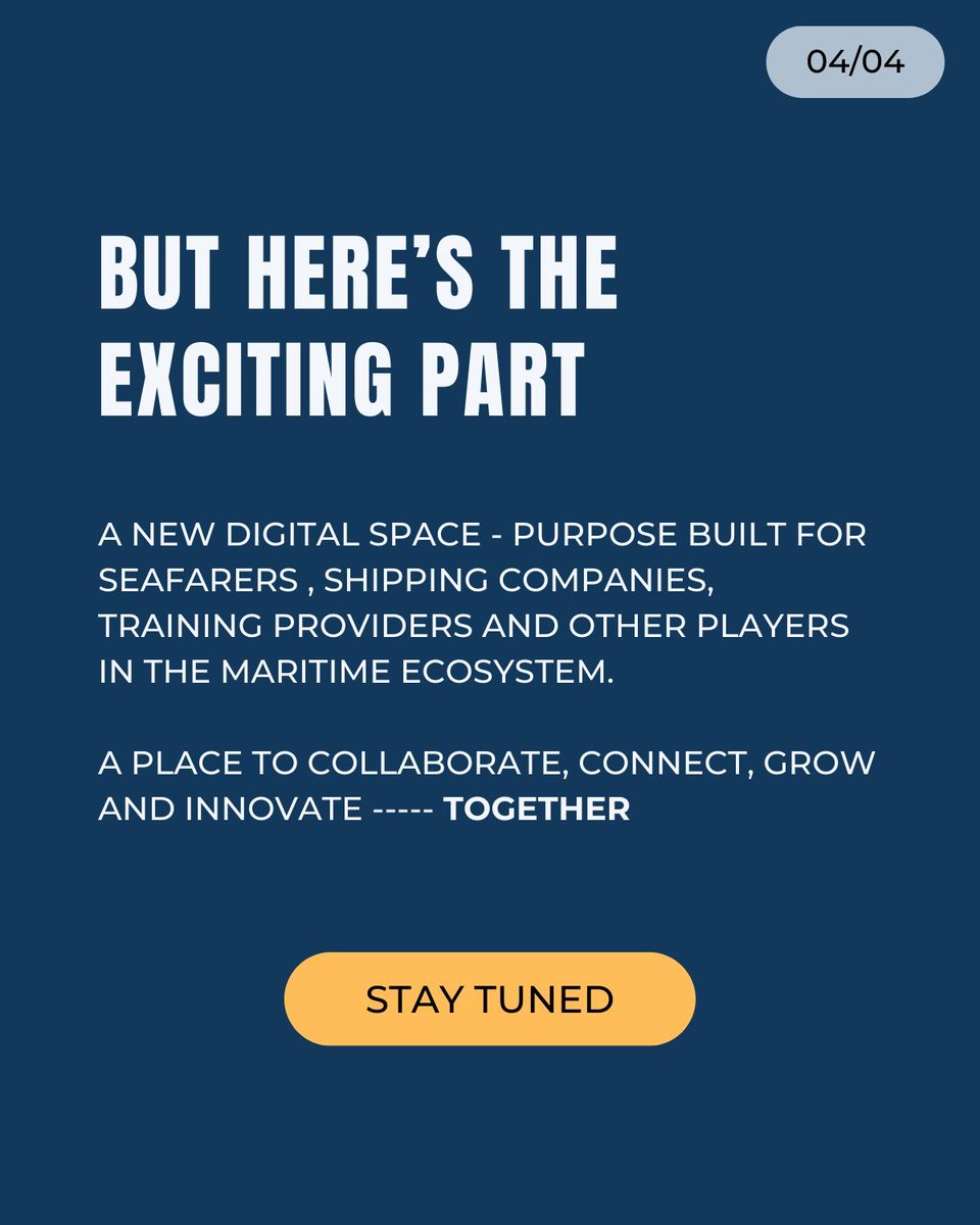 #MaritimeInnovation #Digitalisation #Innovation #Seafarers #Maritime #Disruption