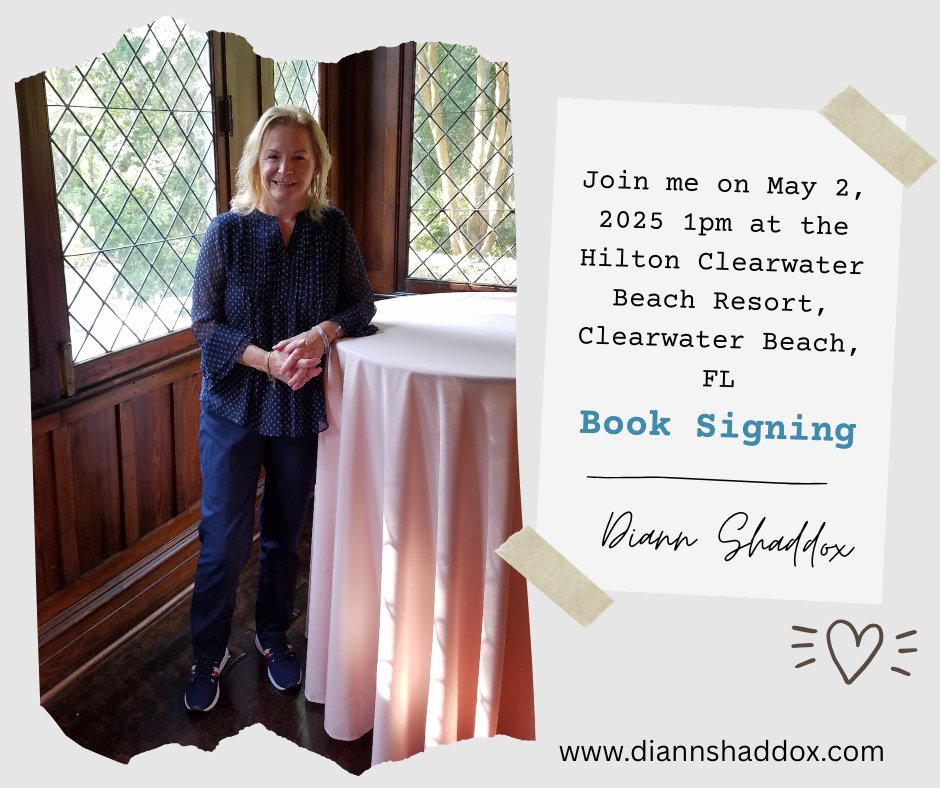 Diann_Shaddox's tweet photo. Join me, Friday, May 2, 2025 Hilton Clearwater Beach Resort &amp; Spa, FL. Open to the Public,  I will be signing all of my books, including my thrilling new novel, SMALL STREET, a captivating murder mystery. 1 PM to 3 PM https://t.co/zdIg9fhLbL https://t.co/JmTJc5G25z