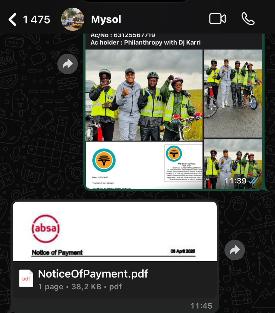 Djkarri__'s tweet photo. After KarriNation reached out to Mysol, he contributed towards Gauta BMX 

Thank you Mysol Holdings ✊🏾 #gautambx #karrination https://t.co/DHOtirSf8b