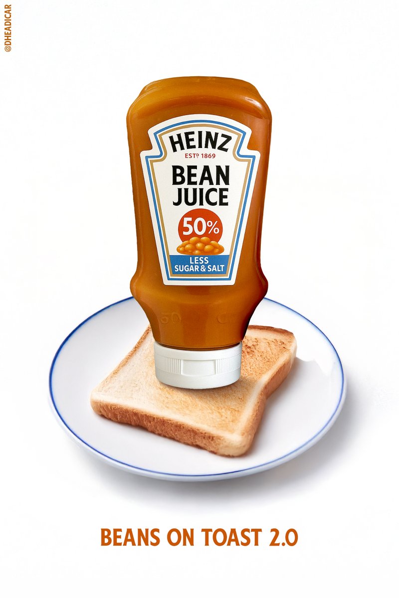 You can never replace the bean! 😆 <a href="/OneMinuteBriefs/">One Minute Briefs ⏱️</a>  Brief of the Day: Create posters to advertise #BeanJuice in collaboration with <a href="/NoContextBrits/">No Context Brits</a>