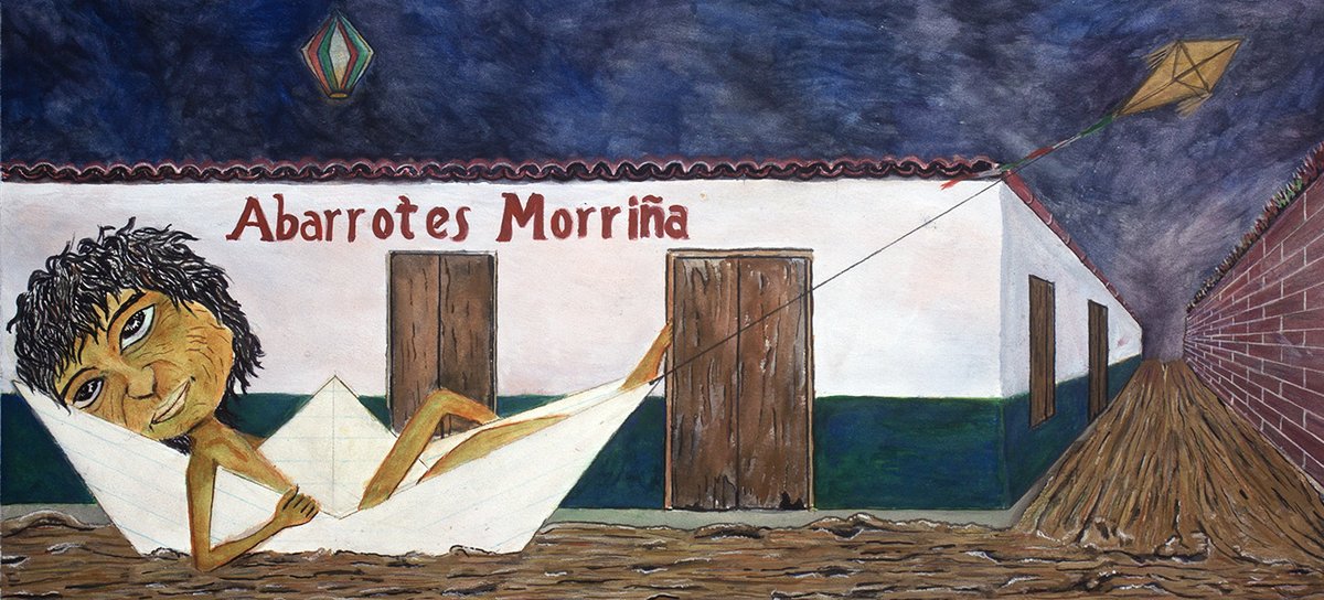 Efrenave's tweet photo. Morriña
#morriña #nostalgia #pueblo #lanavedelolvido #papalote #globo #barcodepapel #gouache #figurativo #efrenave #flor #luna #ixquina https://t.co/s95FkOC5Tj