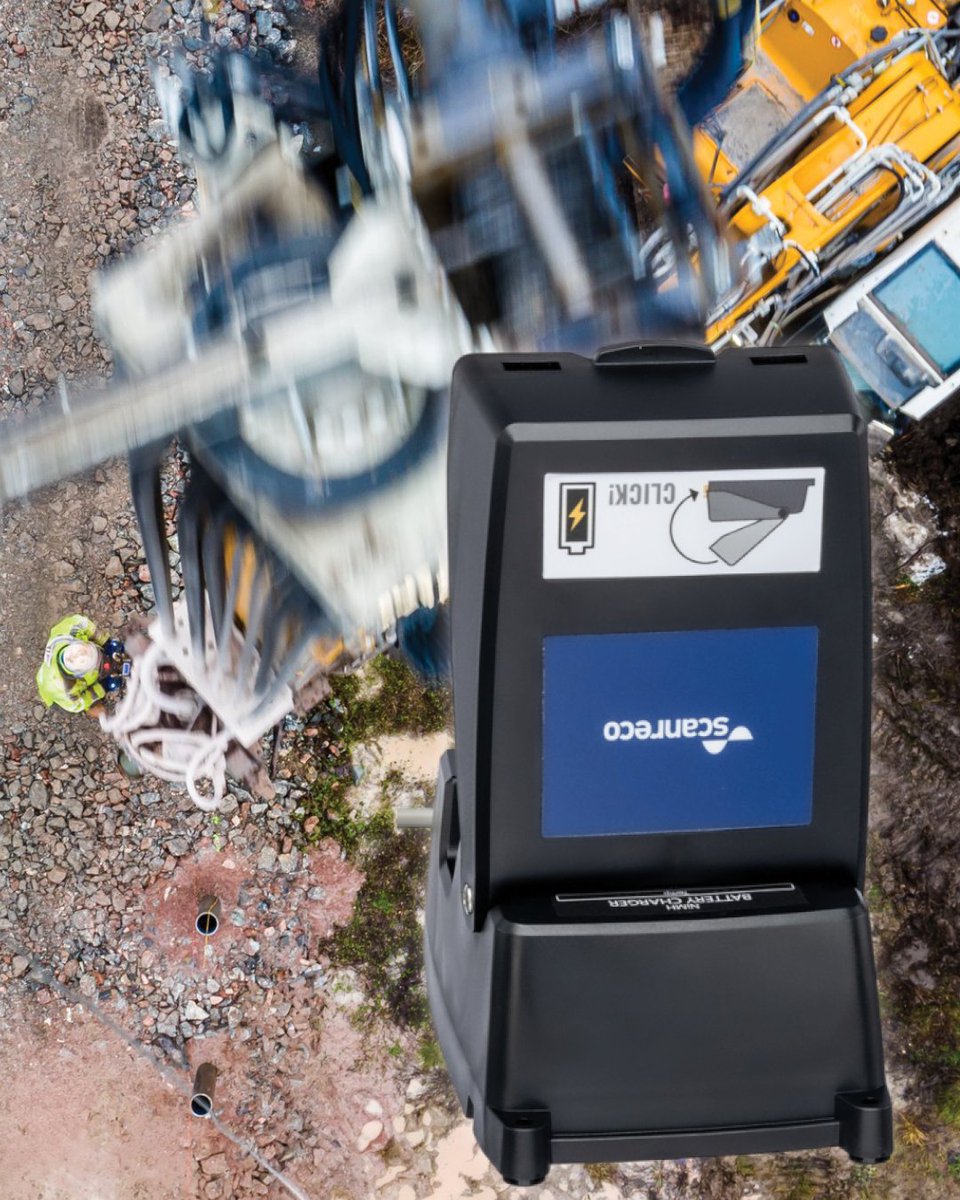 scanreco's tweet photo. Shake it hard. Shake it harder! Mount the new Ruggedized Charger on the machine itself and always have access to recharged batteries even when off-grid. Designed especially for high-vibration environments and on-machine charging. See you at @Bauma booth A2.141
#Bauma2025 https://t.co/bLEdWyetlB