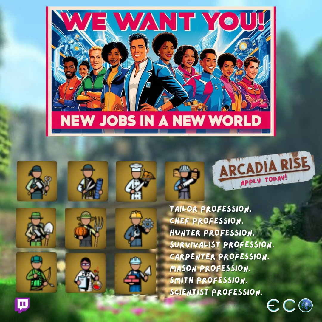 BeardedTwig's tweet photo. Come Join Arcadia Rise 
@ecogametracker #ECOgame #community #gaming #beardedtwiggames #twitch https://t.co/gwDjxUoNn4