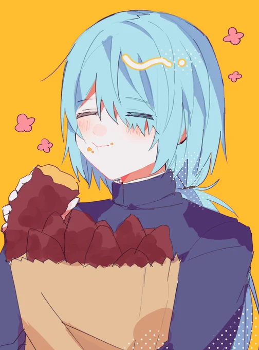 いっぱい食べて…… 