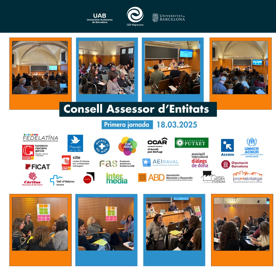 El 18 de març vam celebrar la 1a jornada del Consell Assessor d’Entitats, un espai per consolidar aliances entre les entitats del territori que treballen en l’àmbit de les migracions.

Més detalls aquí:  cermigracions.org/constitucio-de…