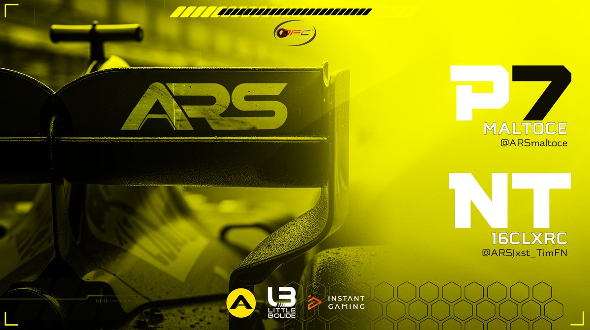 ARS - Academy Racing Sport (@ars_esport) on Twitter photo 🏁- <a href="/Dfesport_off/">DF Esport</a> 🟡⚫️
Des points très importants marqué dimanche soir a la DFC !
P7 : <a href="/ARSmaltoce/">ARS maltoce</a>
NT : <a href="/ARSJxst_TimFN/">Jxst_TimFN</a>
Next round Canada 🇨🇦 🏁- <a href="/Dfesport_off/">DF Esport</a> 🟡⚫️
Des points très importants marqué dimanche soir a la DFC !
P7 : <a href="/ARSmaltoce/">ARS maltoce</a>
NT : <a href="/ARSJxst_TimFN/">Jxst_TimFN</a>
Next round Canada 🇨🇦