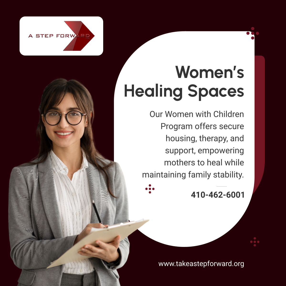 astepforwardi's tweet photo. Mothers deserve support! Our Women with Children Program provides safe housing and therapy for a brighter future.

#BaltimoreMD #NonProfitOrganization #WomenInRecovery https://t.co/mj783adiEJ