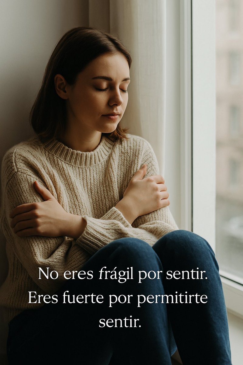 HanamiCoach's tweet photo. Sentir no te hace débil, te hace real. 

Nos enseñaron a ser fuertes como si eso significara no sentir.
A esconder la tristeza, a disimular el miedo, a callar el dolor.

Pero la verdadera fortaleza está en permitirte sentirlo todo… sin filtros, sin juicio, sin vergüenza. https://t.co/9lrj9yw7kJ