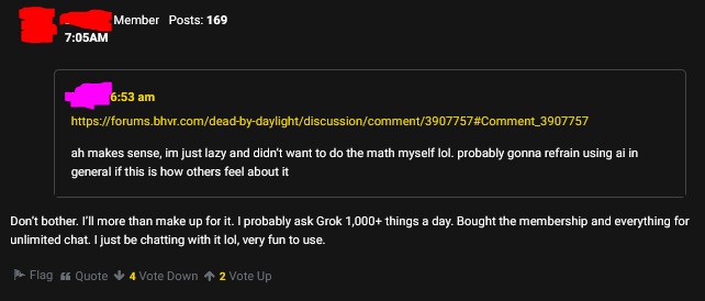 DBD Forums Struggles (also on 🟦☁️) tweet media