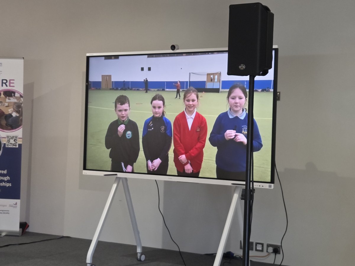 A short video shows attendees the wide variety of fun and engaging shared education activities being undertaken by schools and settings, as part of the #PEACEPLUS #ASPIREsharededucation project and the valuable impact it is having on children and young people.