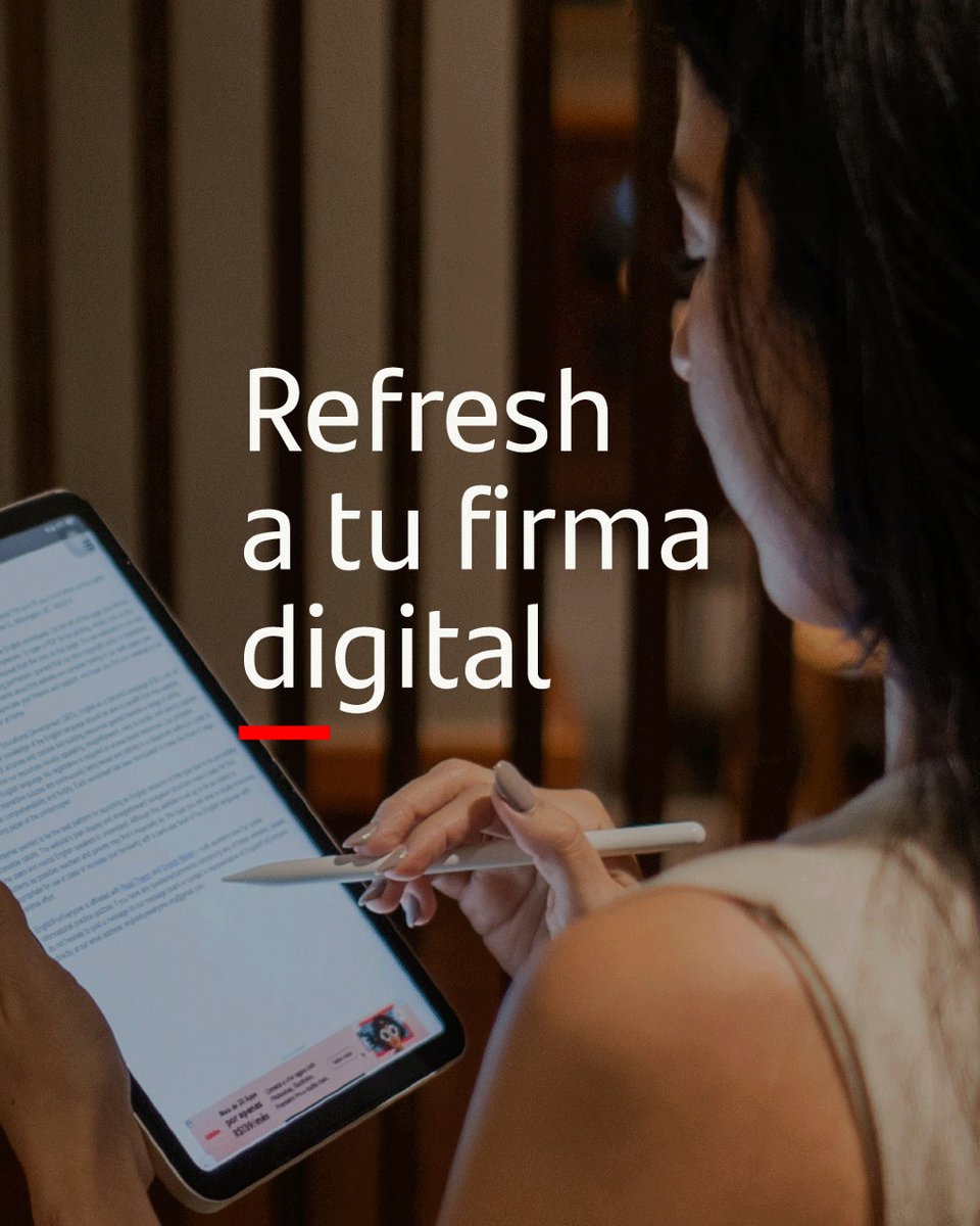 📲 ¿Sabías que en 4 pasos puedes cambiar tu Firma Electrónica?

1️⃣ Accede a la app
2️⃣ Haz clic en las tres líneas de menú lateral
3️⃣ Selecciona "Área personal" > "Configuración de seguridad" > "Configurar claves, firma y permisos de la app"
4️⃣ Introduce tu nueva firma y ¡listo!