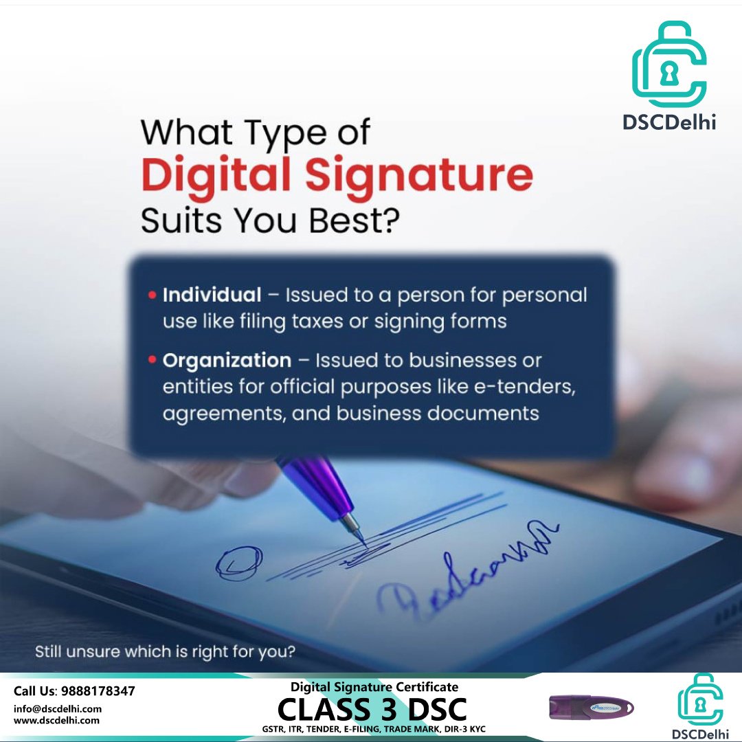 Dsc_provider's tweet image. 🔐 Secure Your Online Transactions with Class 3 Digital Signature Certificates! 🔐

Ensure the highest level of security for your digital interactions with a Class 3 Digital Signature Certificate (DSC). Ideal for e-Tendering, e-Procurement, e-Ticketing, and more. 
#class3dsc