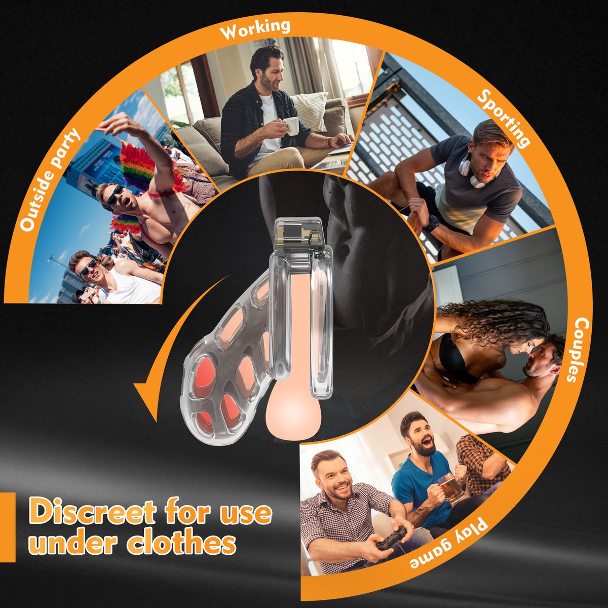 🔒💙 Unlock the fun of male chastity with our super soft, ultra-light silicone cock cage! Perfect for those moments when you're feeling a little cheeky but want to keep things under wraps. 🤫💦

amzn.to/4jfKxI0

#MaleChastity #BDSM #LetsPlay #ToyTime