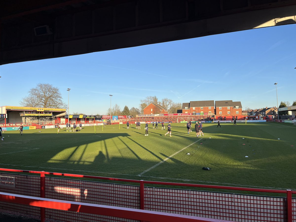 RedpathConnor's tweet image. 📆01/04/2025
🏆National League Cup Semi-Final
👥Altrincham FC 1-2 Leeds United U21
🎟️ £0 (Scout Ticket)
🏟️J. Davidson Stadium
-
#scouting #groundhopping #groundhopper #alty #lufc