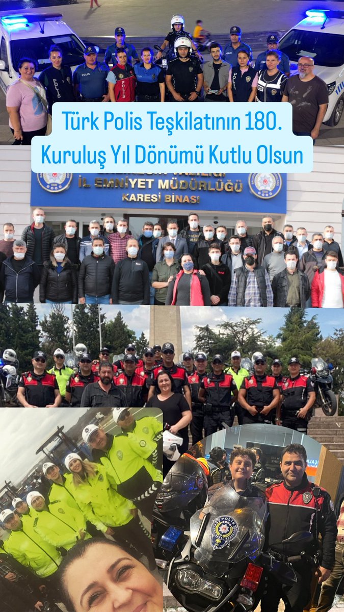 Türk Polis Teşkilatının 180.Kuruluş Yıl Dönümü Kutlu Olsun <a href="/bal_emniyet/">Balıkesir Emniyet Müdürlüğü</a>