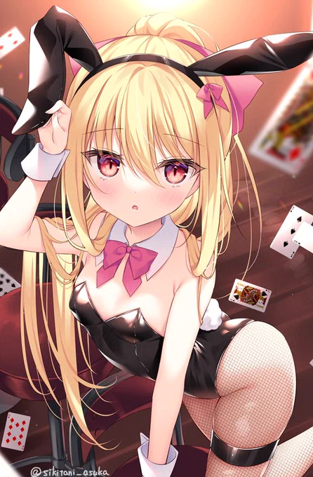 「よそ見しないで、構って……?」甘えんぼでさみしがりやのバニーちゃん 