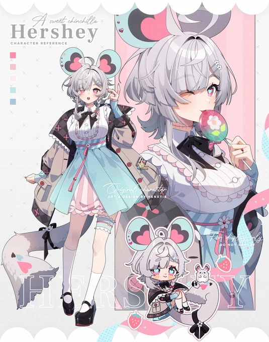 Hello I'm Hen, an anime illustrator from the Philippines. I create character designs and VTuber models.TY for looking, and RTs are very appreciated! #PortfolioDay 
