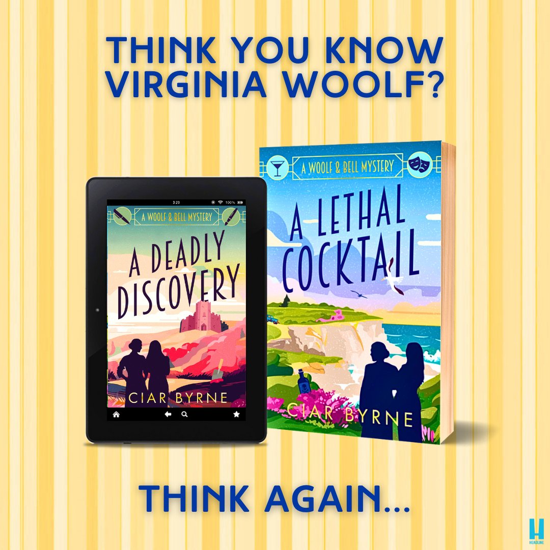 Headline Accent (@headlineaccent) on Twitter photo 'Utterly charming and expertly plotted' - Jessica Bull
Murder, mayhem, and two unlikely sleuths - <a href="/ciarbyrne/">Ciar Byrne</a> writes Virginia Woolf as you've never seen her before.
Perfect for readers of The Mitford Murders, Richard Osman and Robert Thorogood.
🌷 geni.us/adeadlydiscove… 'Utterly charming and expertly plotted' - Jessica Bull
Murder, mayhem, and two unlikely sleuths - <a href="/ciarbyrne/">Ciar Byrne</a> writes Virginia Woolf as you've never seen her before.
Perfect for readers of The Mitford Murders, Richard Osman and Robert Thorogood.
🌷 geni.us/adeadlydiscove…