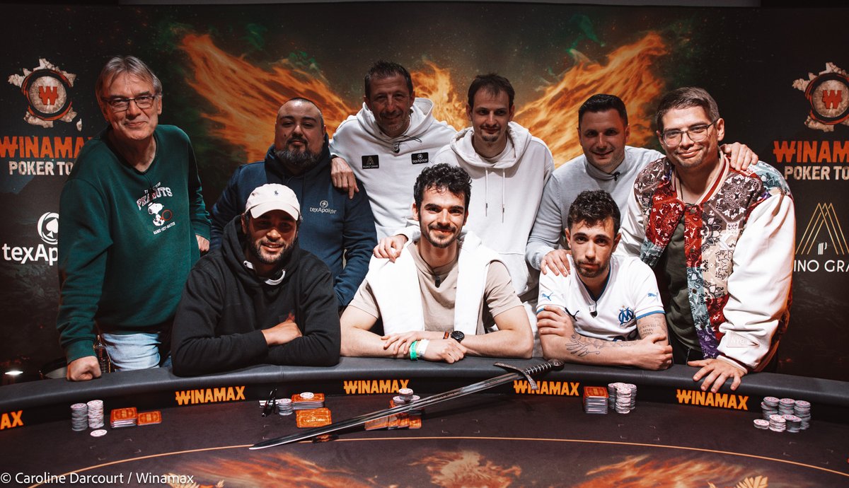 TexapokerLive's tweet photo. 😍 QUEL FESTIVAL ! La Grande Finale du Winamax Poker Tour s'est achevé ce lundi soir au Pasino Grand d'Aix-en-Provence par la victoire d'un local de l'étape, Yoann Kaminisky, pour 175 000€ 🗡 #poker #pokerlive #WiPT #win #winner
🔥 Il a devancé le qualifié freeroll Patrice Espinasse (runner-up, 127 500€) et l'habitué des lieux Jean-Yves Lestrade (3e, 90 000€) !
🙏 Un grand merci à toutes les équipes de Winamax, Partouche, du Pasino Grand et notre staff Texapoker, pour leur travail acharné et leur dévouement à toute épreuve, sans oublier un immense merci à vous tous, joueurs, qui avez fait de cet événement une si belle réussite !
✍ Notre recap complet https://t.co/IeLrRpgT8Y
📸 Crédit Photos Caroline Darcourt / Winamax