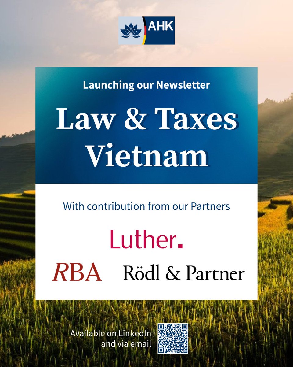🚨 New from AHK Vietnam: Law &amp; Taxes Vietnam – your trusted update on key legal &amp; tax changes!
📌 Crypto paradox
📌 Exit bans for tax defaulters
📌 Cross-border employment
📌 2025 VAT overhaul
Stay informed, stay compliant. Read now 👉 bit.ly/3FYGIsC