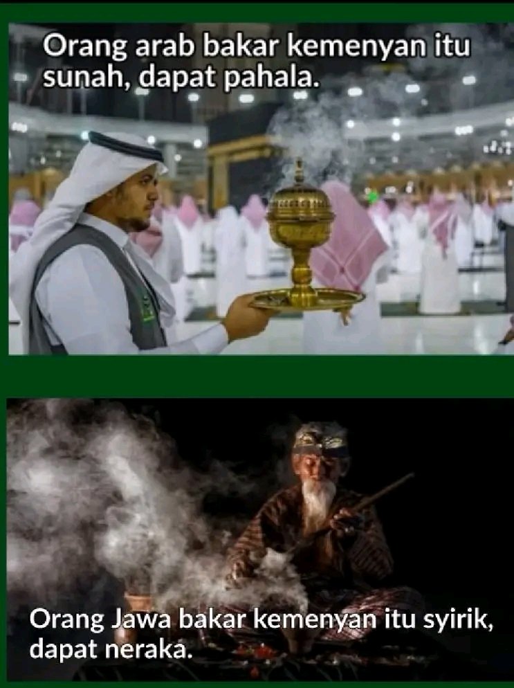 Kata syirik, senjata ampuh untuk menghancurkan budaya bangsa lain.